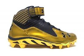 Black And Gold Youth Football Cleats U Under Amour Men S Team Spine Fierce Wide Football Cleats 12 5 Wide Metallic Gold Midnight Navy Youth Football Cleats Football Cleats Under Armour Football