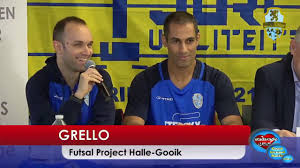 Auch futsal soll in deutschland eine neue heimstatt haben. Persconferentie Futsal Project Halle Gooik Youtube