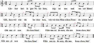 Nach der begrüßung bekommen sowohl kinder als auch erwachsene einige geschenke. Lieber Heiliger Nikolaus Liederkiste Com