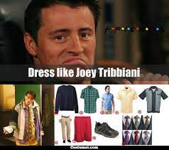 (a little doubtful) and have seven sisters. Joey Tribbiani Friends Costume For Cosplay Halloween Friend Costumes Halloween Costumes Friends Joey Tribbiani