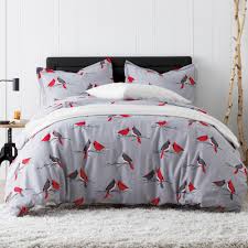 Check out our cardinals bedding selection for the very best in unique or custom, handmade did you scroll all this way to get facts about cardinals bedding? The Company Store Winter Cardinal Multicolored Flannel Twin Duvet Cover 50474d T Multi The Home Depot