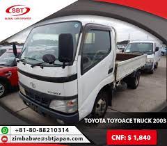 Our company provides a unique opportunity to buy a car toyota reviews holders, photo, specifications toyota toyoace truck and a lot of other useful information to help make the right choice. Sbt Zimbabwe Toyota Toyoace Truck 2003 11 2 0t Flat Body Facebook