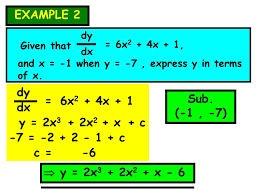 I hope you can quickly see that only option (e) will give you x = 1/9 when y = 0. Higher Mathematics Unit 2 Outcome 2 Integration Ppt Download