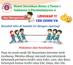 Pada artikel ini akan disampaikan pembahasan materi tema 7 kelas 4 sd. Lengkap Kunci Jawaban Kelas 3 Tema 1 Subtema 2 Pembelajaran 4 Simple News Kunci Jawaban Lengkap Terbaru