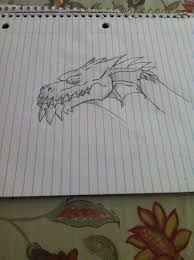 I used doms colour pencil. How To Draw A Realistic Dragon Head B C Guides