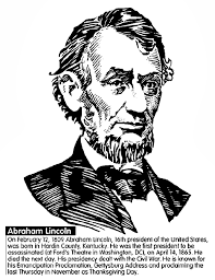 From his humble origins to his rise to the highest office in the land and ultimate martyrdom, this coloring book chronicles the life of abraham lincoln. U S President Abraham Lincoln Coloring Page Crayola Com