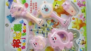 Beautiful Beni Bear Pink Rattle Play Set For Little Babies Playset Little Babies Rattle