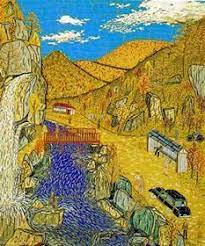 山下清 昇仙峡 影絵の森美術館 影絵 美術館 画家