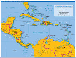 Political Map of Central America and the Caribbean - Nations Online Project
