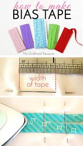 How To Make Bias Tape Make Bias Tape Sewing Bias Tape Bias Tape Diy
