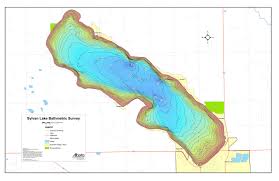Sylvan Lake Bathymetric Chart