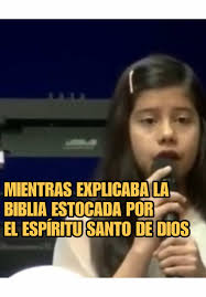 Niña Con Espiritu De Dios