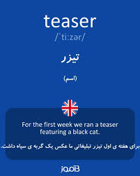 نتیجه جستجوی لغت [teaser] در گوگل