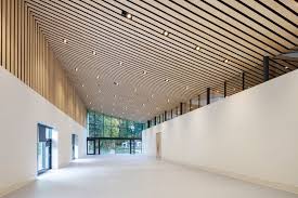 Armstrong S Drywall Grid System Dgs Was Used To Form A Curved Ceiling At Scottish War Blinded S New Hawkh Modern House Design Home Window Repair House Design