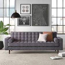 Emerson Sofa Reviews Allmodern Leather Sofa Contemporary Sofa Modern Furniture Living Room