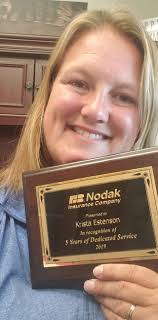 Wow! We think Summer has gone fast....where did the last FIVE YEARS go?!  July 1 marked my 5 year anniversary as an Agent with Nodak Insurance  Company! Thanks to my customers and