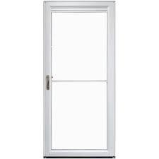 If you don't mind slamming doors. Everlast 36 X 80 Right Hand Retractable Aluminum Storm Door Home Hardware