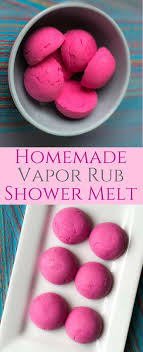 Homemade Vapor Rub Shower Melts With Vicks Vicks Shower Bombs Vicks Shower Shower Bombs