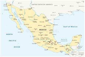 Sin embargo una posible apertura de la frontera terrestre elevaría la cifra a 5 millones, de acuerdo con la asociación de cultura y turismo de américa latina (actual). Mapa Del Vector De Estados Unidos De Mexicano Ilustracion Del Vector Ilustracion De Frontera Tipo 121446484