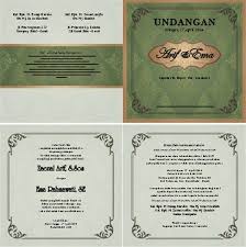 Untuk undangan pernikahan pastinya informasi tentang acara tersebut harus ditulis secara detail di dalamnya. Desain Undangan Pernikahan Bahasa Jawa Info Kece