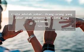 Kata kata cinta adalah sebuah ungkapan yang bisa mewakili isi hati seseorang yang sedang dilanda asmara. 3630 Kata Kata Cinta Jagokata