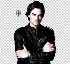 1x21 — isobel (episode) 1x22 — founder's day. Ian Somerhalder The Vampire Diaries Damon Salvatore Leather Jacket Png Clipart Black Hair Brother Clothing Damon