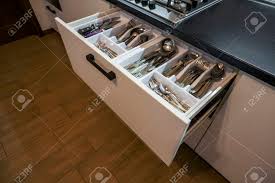 stainless steel spoons, forks and