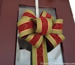 How To Make A Bow A Step By Step Tutorial Holiday Bows Diy Christmas Bows Diy Christmas Bows
