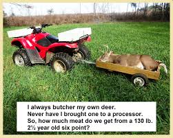 Because waste can vary between deer,. How Much Meat On That Deer Deer Hunter Forum