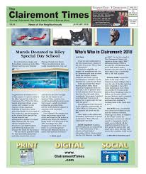Clairemont Times January 2018 By Clairemont Times Issuu