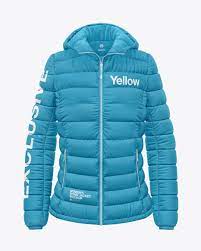 Download Matte Nylon Women S Down Jacket W Hood Mockup In Apparel Mockups On Yellow Images Object Mockups