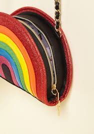 On Your Mission To Bring Color Back To The World You Employ The Talents Of This Rainbow Accessories Vintage Handbags Women Handbags