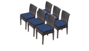 #:★★on sale online★★ >>> tkc fairmont patio dining arm chair in dark brown (set of 8) tk classics for sale discount prices 03 jul 2021 online. 6 Barbados Armless Dining Chairs In Navy Tk Classics Barbados Tkc090b Adc 3x C Navy