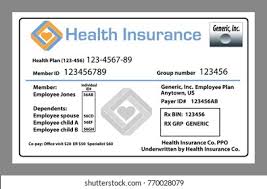 Depending on the chosen program you can partially or completely protect yourself from unforeseen expenses. This Generic Mock Health Insurance Card Stock Illustration 770028079