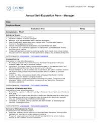Examples self evaluation form for receptionist. Free 13 Self Review Forms In Pdf Ms Word