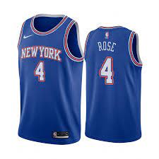 Derrick rose is heading back to the big apple following the knicks' trade with the detroit pistons for the former nba mvp. Derrick Rose New York Knicks 2020 21 Statement Edition Blue Jersey