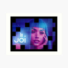 Joi (blade runner) inspired portrait package. Blade Runner Joi Japanese Extreme Art Print By Purakushi Redbubble