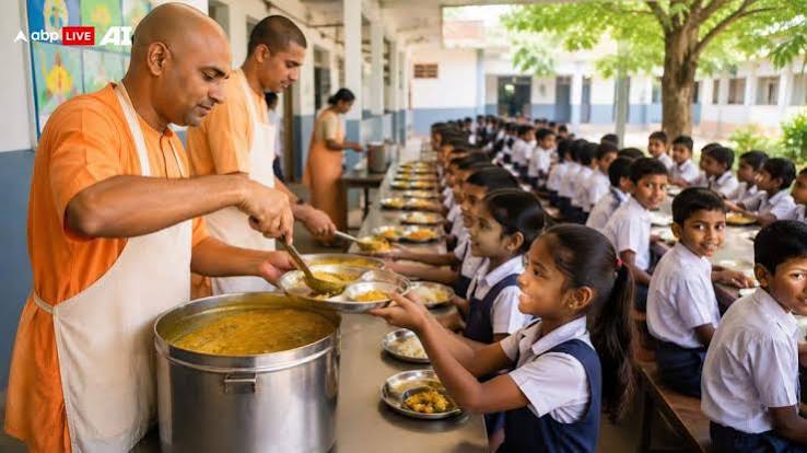 Chief Minister Inaugurates ISKCON Kitchen for School Mid-Day Meals in Kolkata