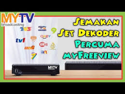 Melalui dekoder percuma ini, pengguna boleh menonton siaran digital myfreeview yang menawarkan saluran tv dan radio popular tanpa sebarang bayaran atau yuran langganan. Semakan Set Dekoder Percuma Myfreeview Untuk Golongan B40 Oku Mytv Broadcasting Youtube