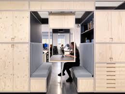 Pocket Living Workspace Threefold Architects Rustic Home Offices Work Space Architect