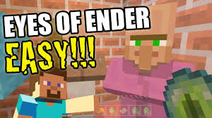 Information about the eye of ender item from minecraft, including its item id, spawn commands, crafting recipe and more. Easy Eye Of Ender Minecraft Youtube