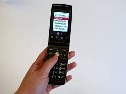 LG KF300 old-fogie phone ...