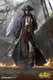 Commander Pirate Art Pirates Character Art