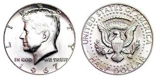 1967 kennedy silver half dollar 40 silver coin value prices