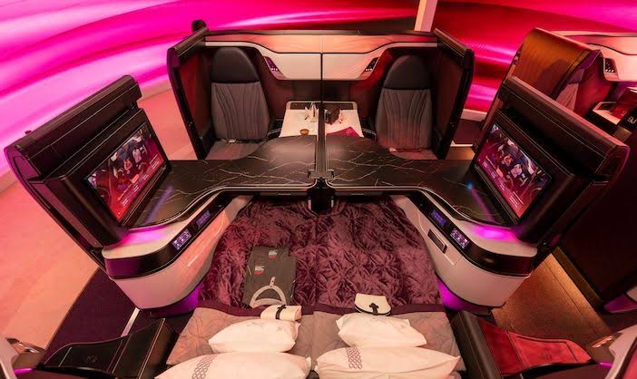 A photo of the Legendary Qsuite Quad Configuration