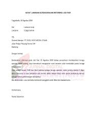 Ben Jobs Surat Lamaran Berdasarkan Informasi Job Fair Surat Belajar Riwayat Hidup