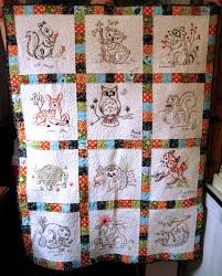 Woodland Creatures Baby Quilt Quilts Home Living Ivoiretransport Com