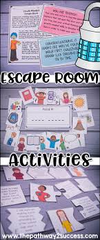 Escape Room Bundle For Social Emotional Learning Escape Room Challenge Escape Room Escape The Classroom