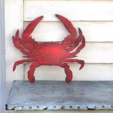 Crab Wall Decor Wooden Crab Decor Coastal Decor Wood Crab Wall Etsy Crab Decor Beach Signs Crab Art