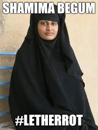 A new sky original documentary spent two years filming isis brides trapped in camps in syria. Politics Shamima Begum Memes Gifs Imgflip